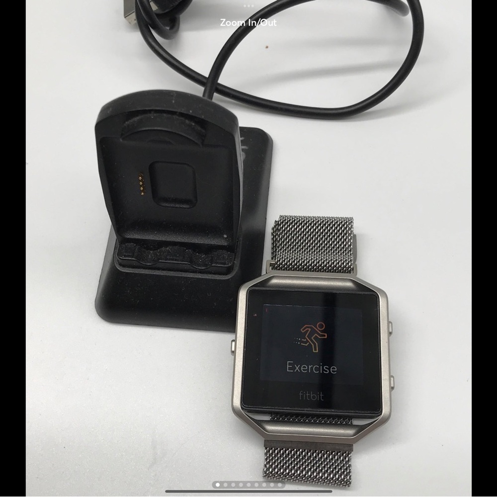 Fitbit Blaze Fitness Tracker Watch Band Rechargeable